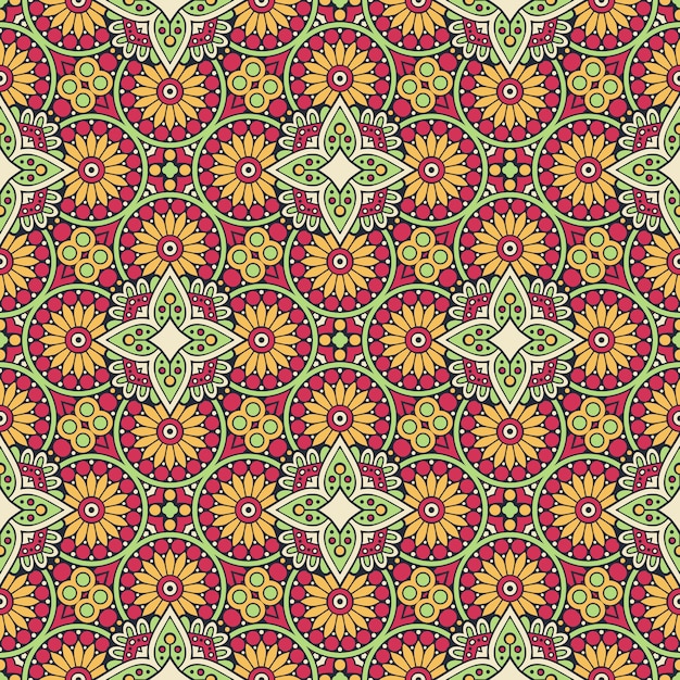 Beautiful indian traditional seamless pattern