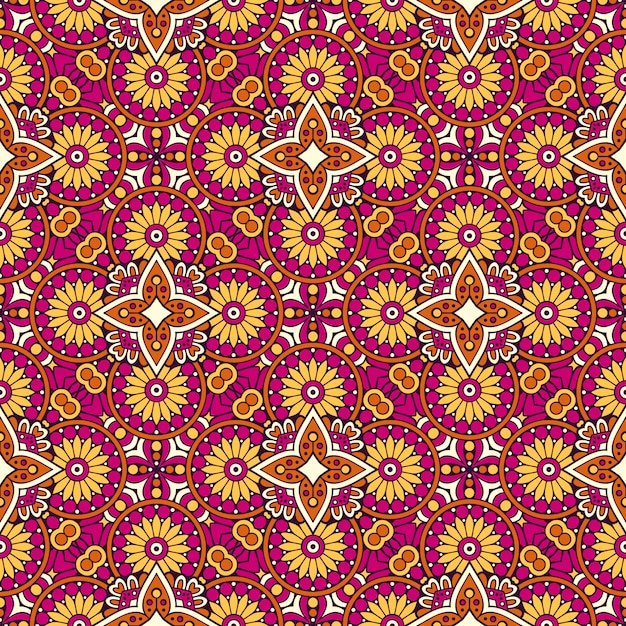 Beautiful indian traditional seamless pattern