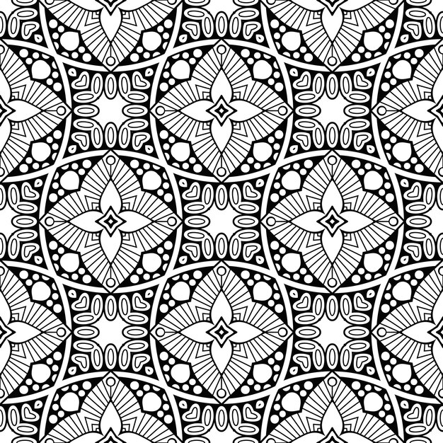 Beautiful indian traditional seamless pattern