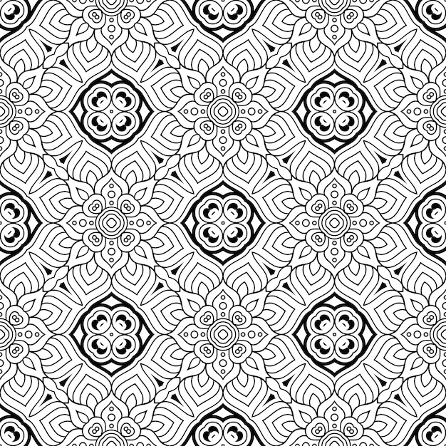 Beautiful indian traditional seamless pattern