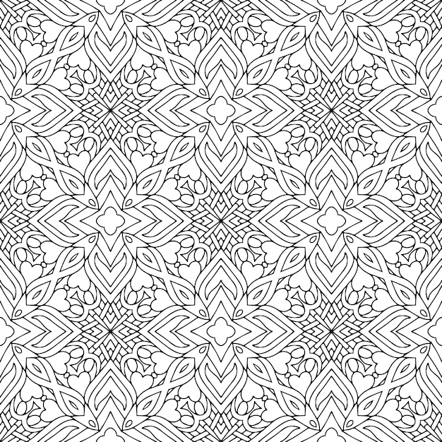 Beautiful indian traditional seamless pattern