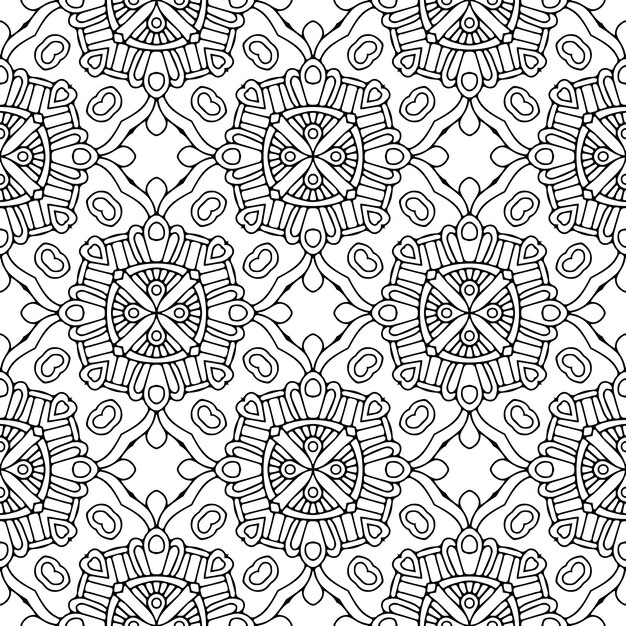 Beautiful indian traditional seamless pattern