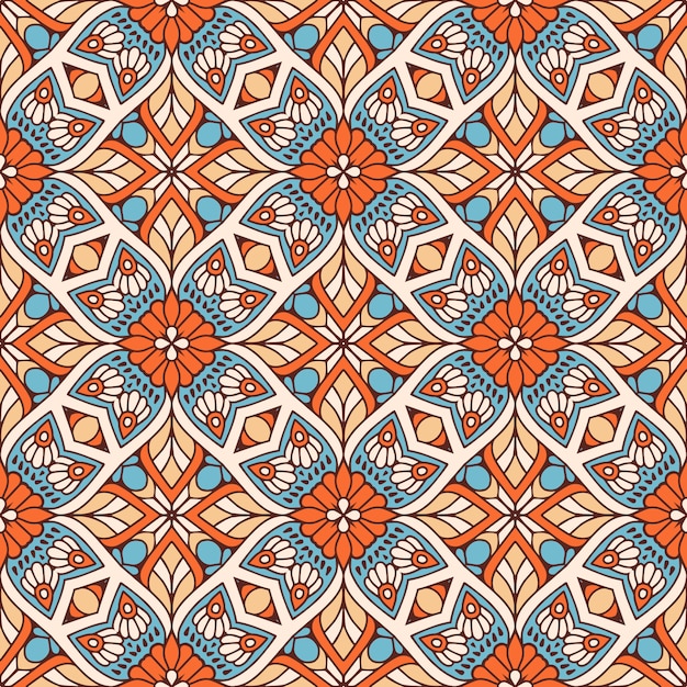 Beautiful indian traditional seamless pattern