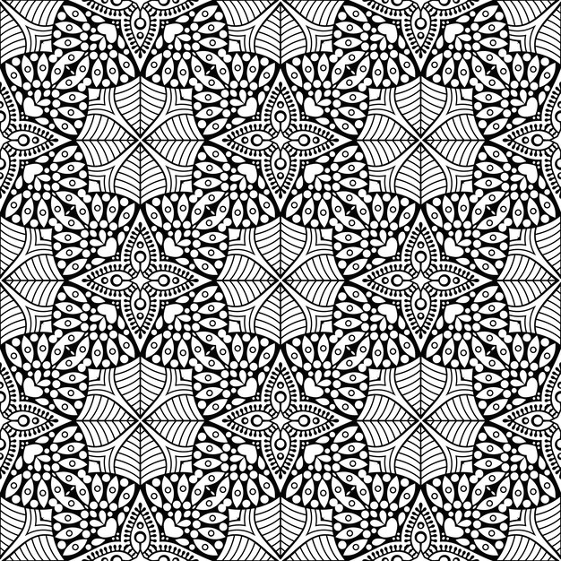 Beautiful indian traditional seamless pattern