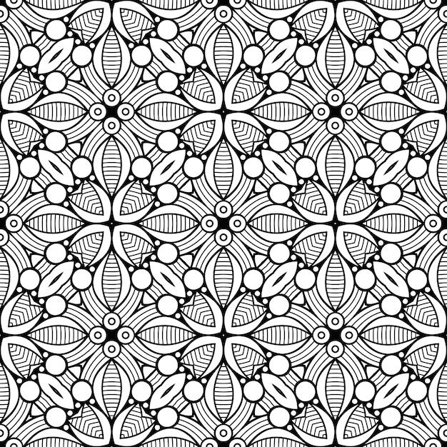 Beautiful indian traditional seamless pattern