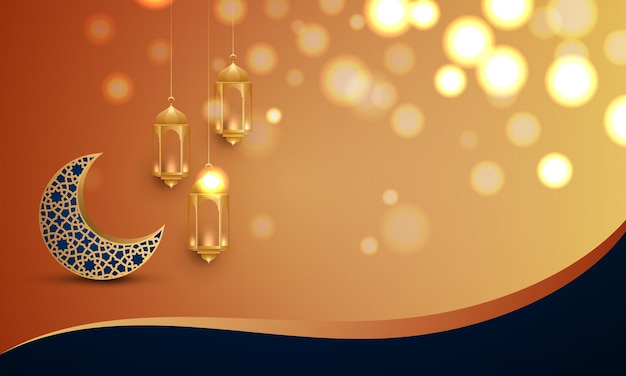 beautiful Islamic background design for Ramadan and eid