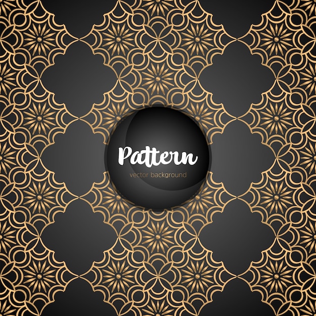 Beautiful islamic floral seamless pattern.