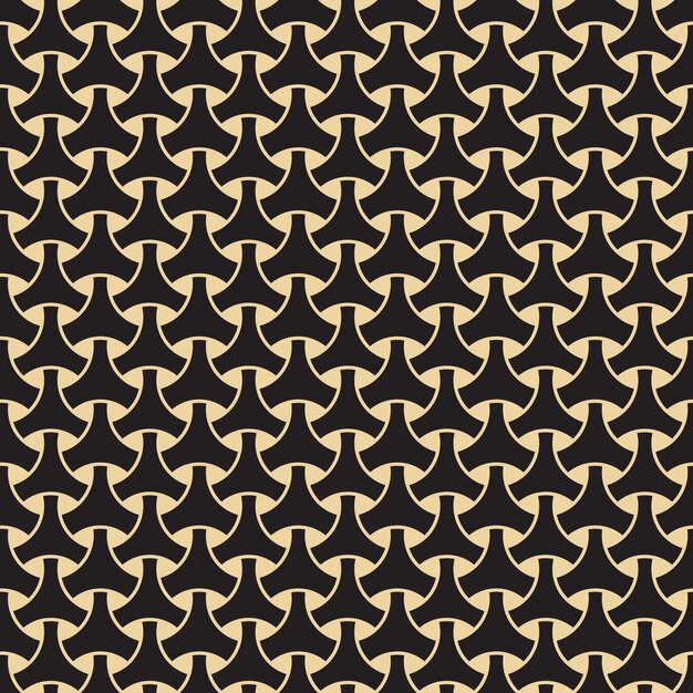 Beautiful japanese seamless pattern. Black and beige abstract geometric background vector