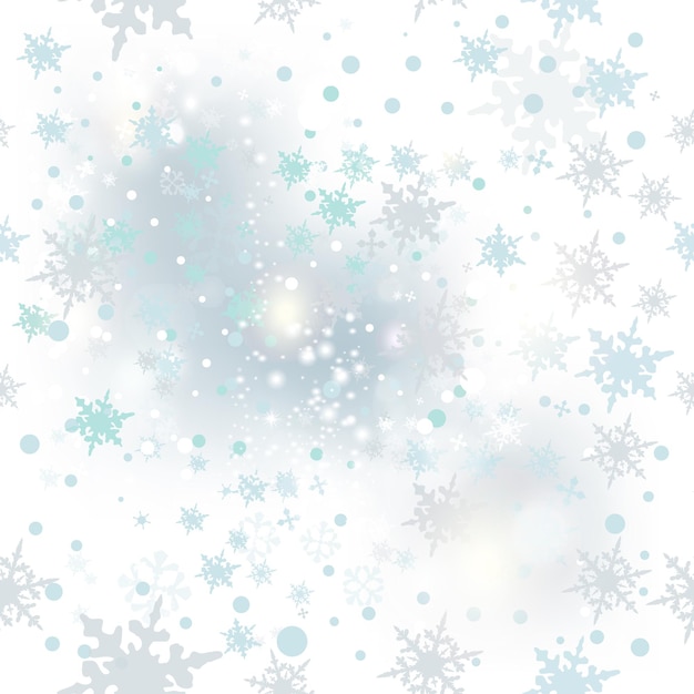 Beautiful light vector background with snowflakes for design