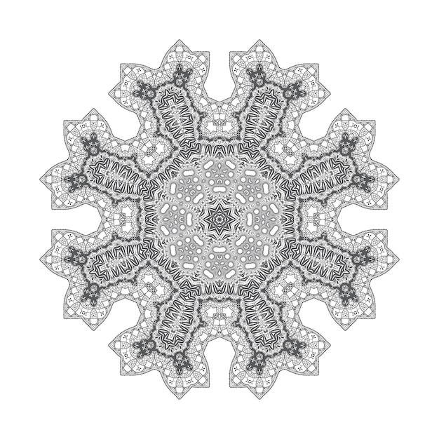 beautiful line art mandala design