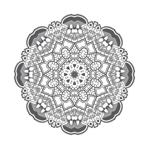 beautiful line art mandala vector for design