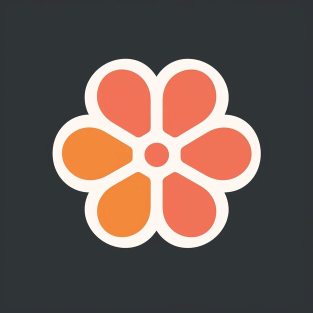 Vector a beautiful logo vector art blossom