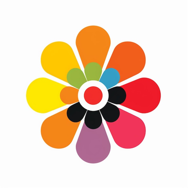 Красивый логотип векторного искусства Blossom