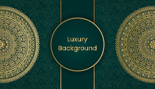 Beautiful luxury Royal ornamental greeting card. Creative luxury decorative mandala background.