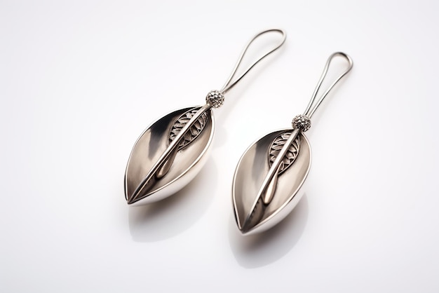 Beautiful luxury silver earring for women