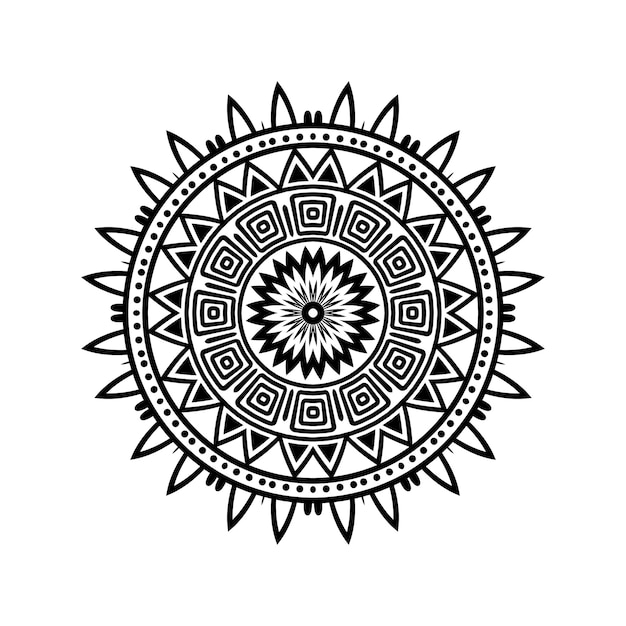 Beautiful Luxury Vector indian mandala