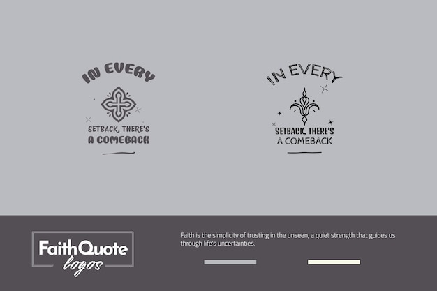 beautiful Magic Quote Logos artwork classic style