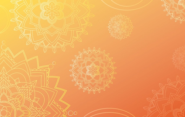 Beautiful mandala background template