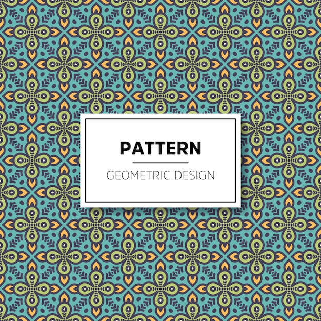 Beautiful mandala seamless pattern background design