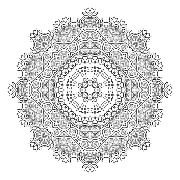 Beautiful mandala vector for design