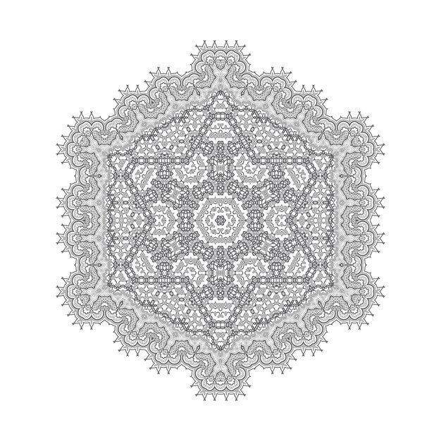 beautiful mandala vector for design