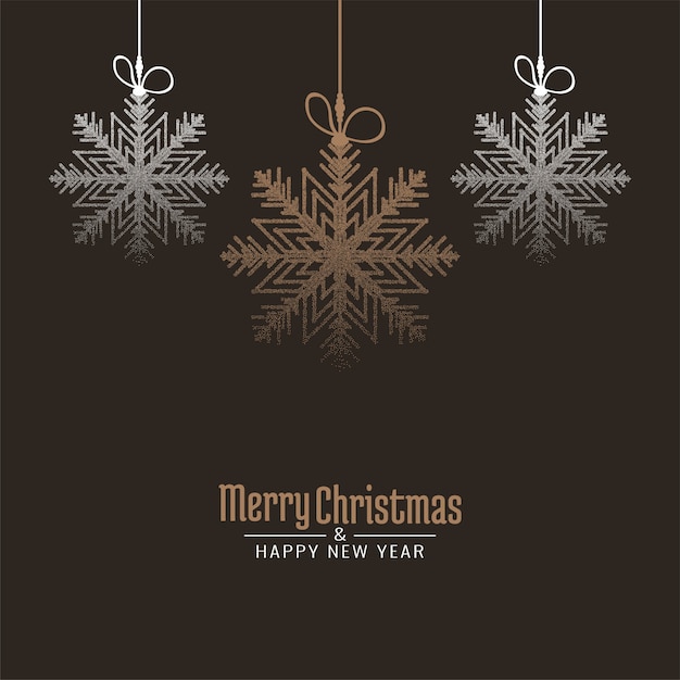 Vector beautiful merry christmas celebration background