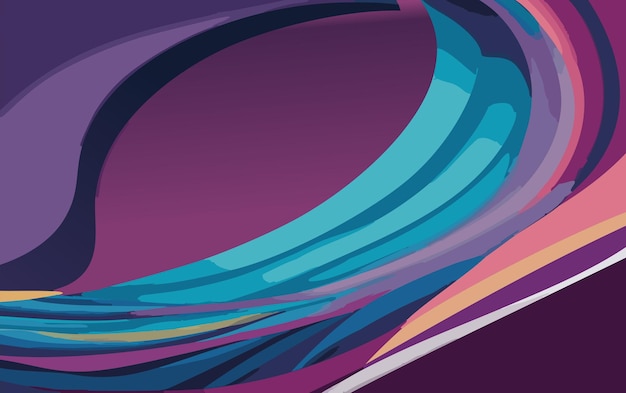 Vector beautiful modern colorful curved background with purple color mix