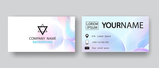 Vector beautiful modern creative business card vector template design layout in square size