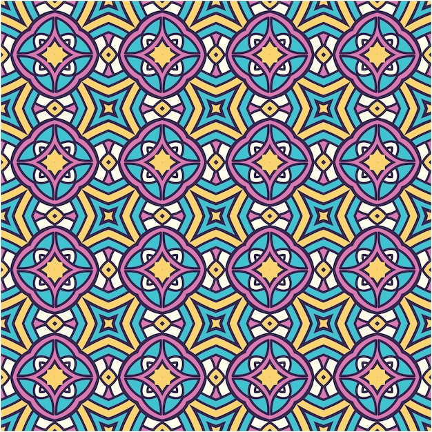 Beautiful motif pattern with ethnic style