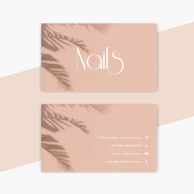 Beautiful nails business card