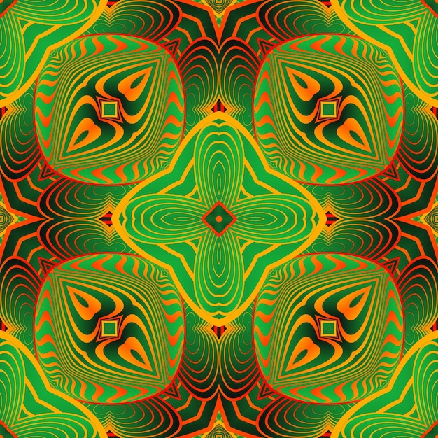 Красивый оранжевый зеленый цвет бесшовный текстурированный абстрактный фон