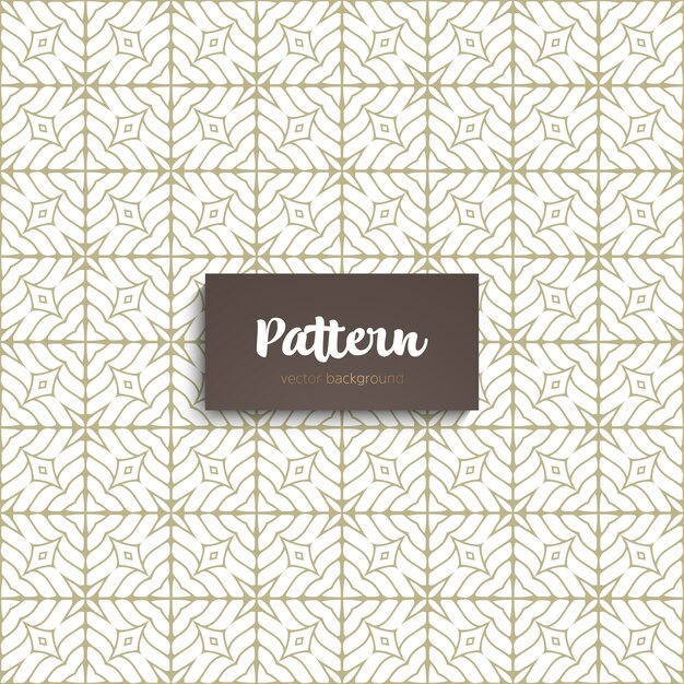 Vector beautiful ornamental seamless pattern