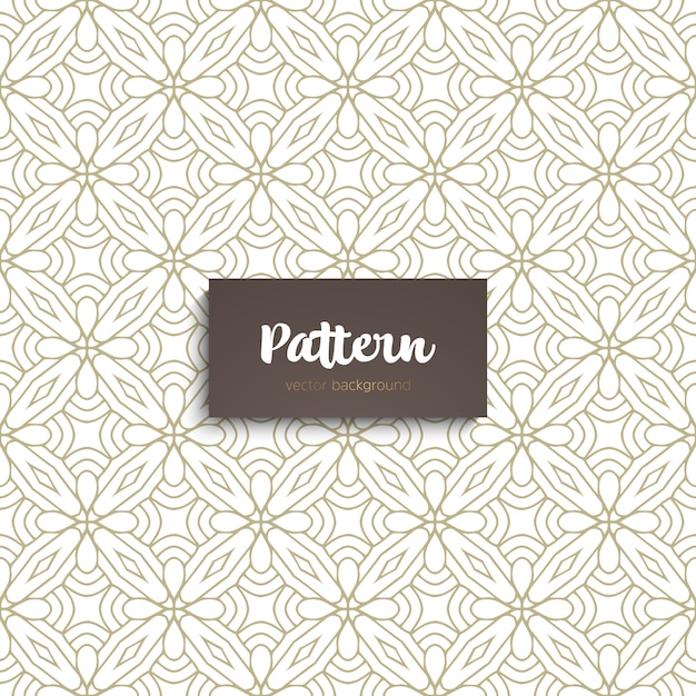 Beautiful ornamental seamless pattern