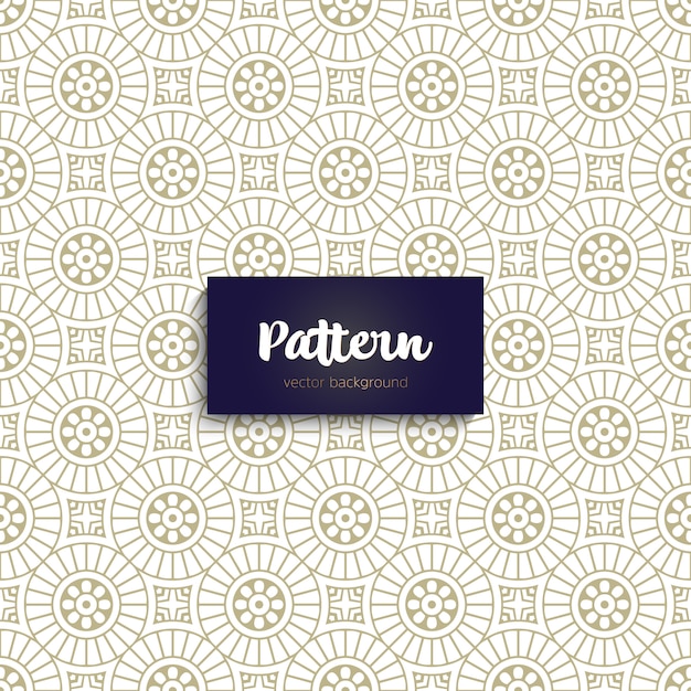 Beautiful ornamental seamless pattern