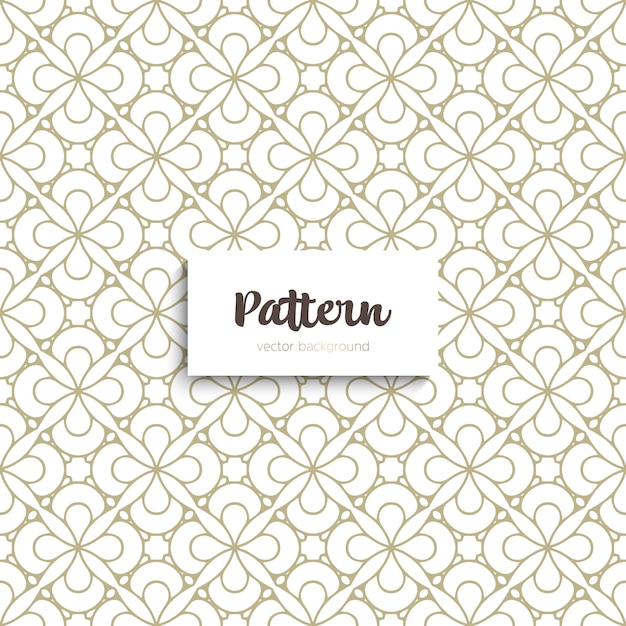 Beautiful ornamental seamless pattern