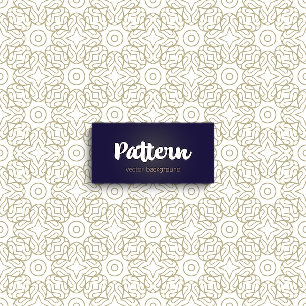 beautiful ornamental seamless pattern