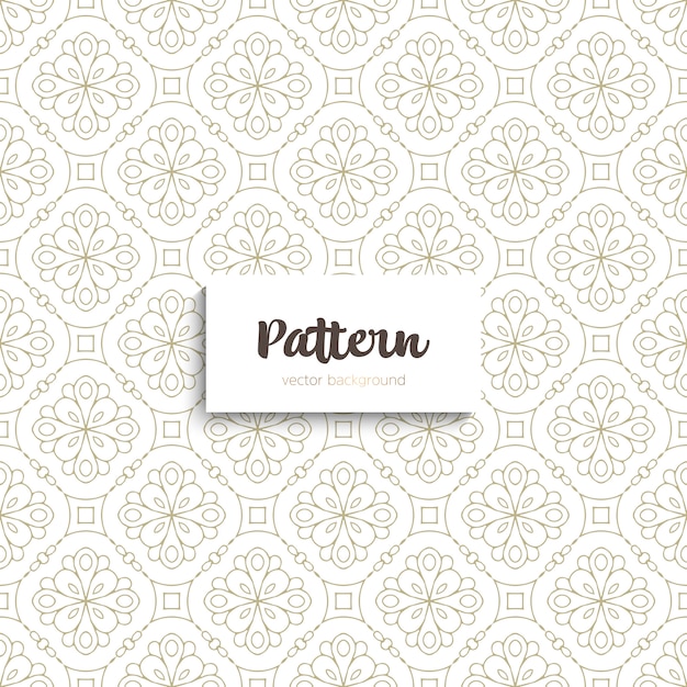 beautiful ornamental seamless pattern