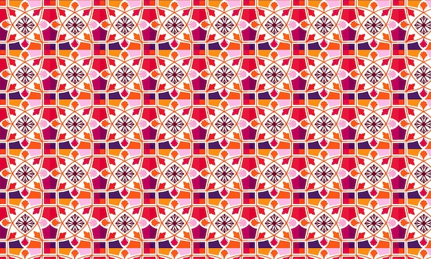 Vector beautiful ornamental seamless pattern