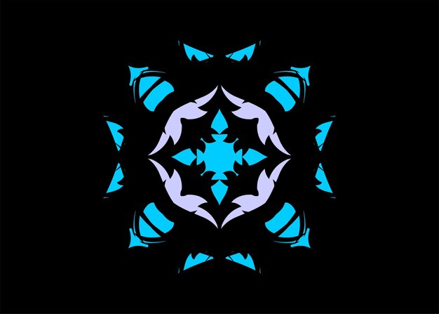 beautiful ornamental vector motif for cloth decoration