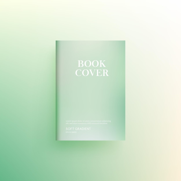 Beautiful pastel color book cover design brochure background