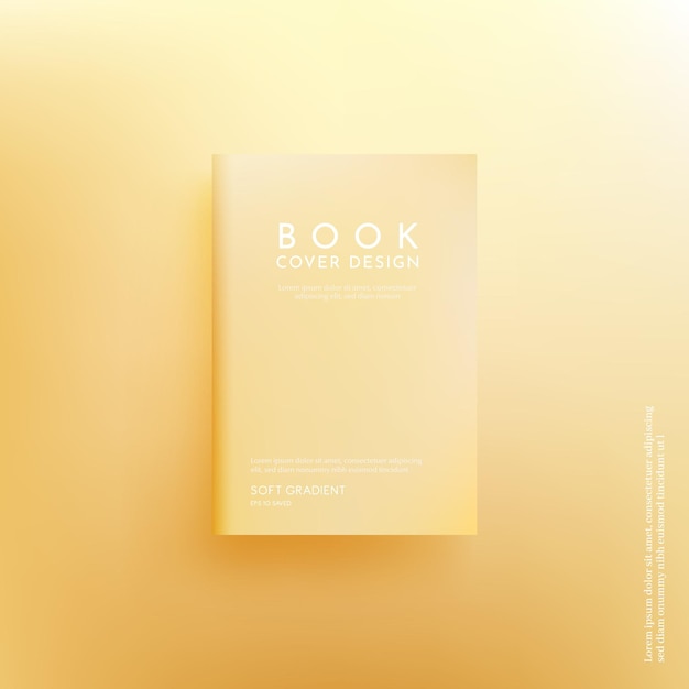 Beautiful pastel color book cover design brochure background