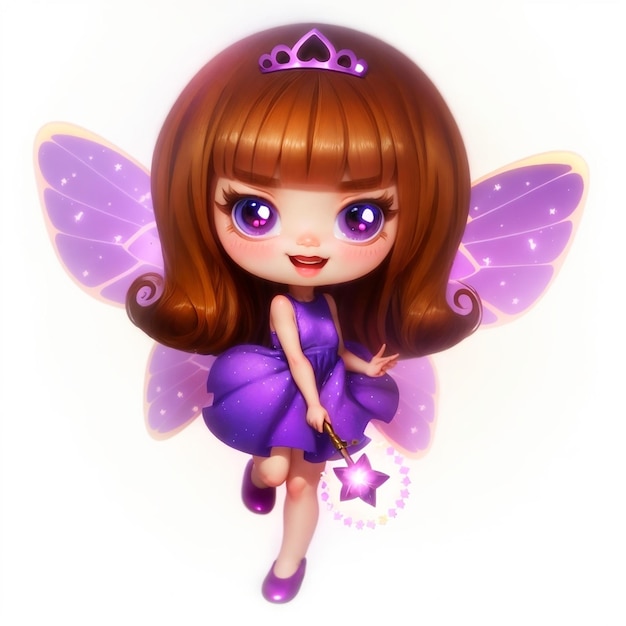 美しい妖精と紫