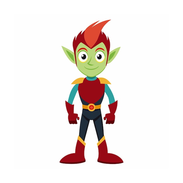 beautiful professional cartoon character design vector illustration