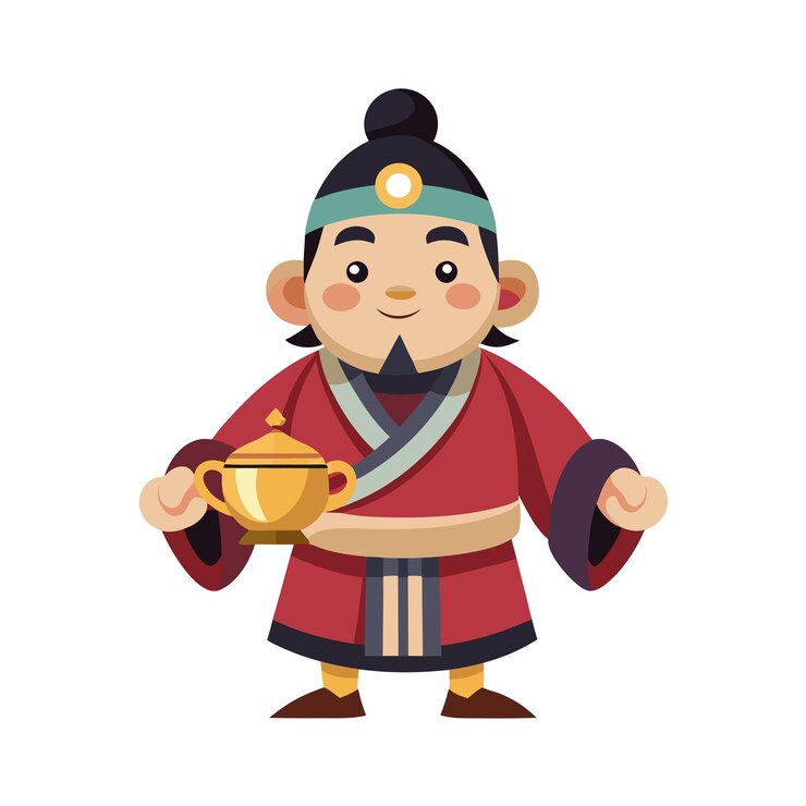 Vector beautiful professional cartoon character design vector illustration