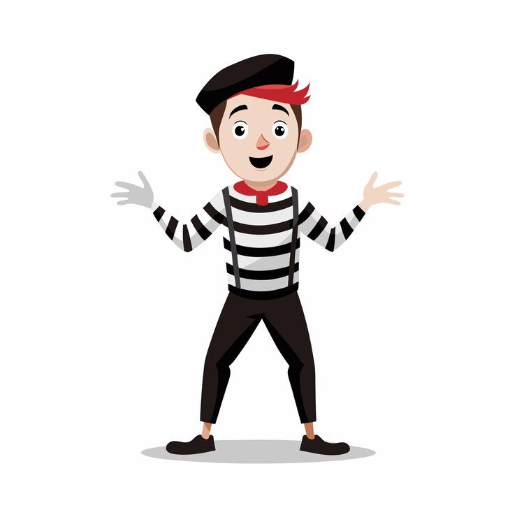 Vector beautiful professional cartoon character design vector illustration