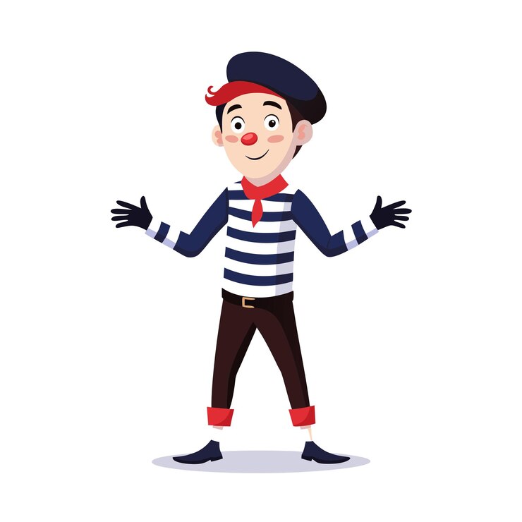 Vector beautiful professional cartoon character design vector illustration