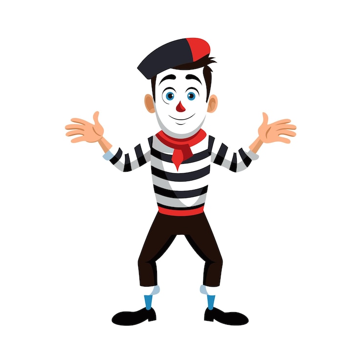 Vector beautiful professional cartoon character design vector illustration
