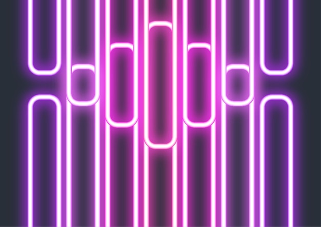 Vector beautiful purple neon light