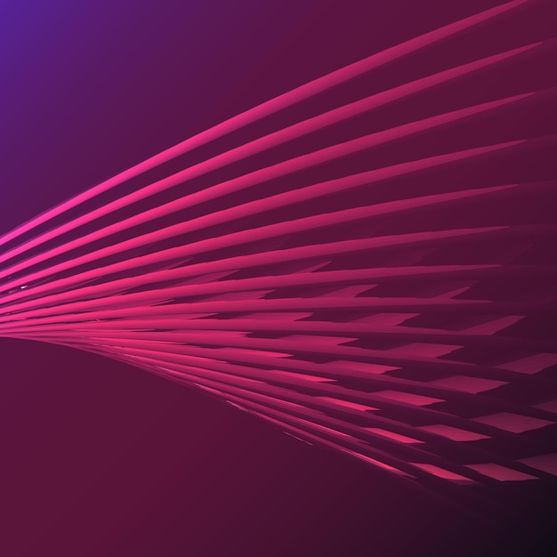 Beautiful purple pink abstract magical energy electric spiral twisted cosmic fire lattices of lines