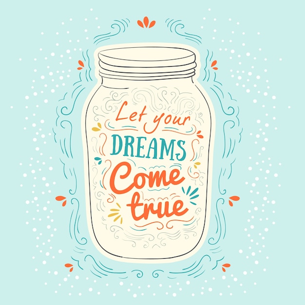 Vector beautiful quote background